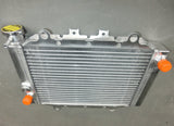 GPI Aluminum radiator & FAN for  2003-2010 Yamaha Kodiak 400 450 2003 2010 2004 2005 2006 2007 2008 2009