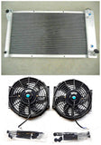 GPI Aluminum Radiator +Fans For 1967-1972 Chevy C/K C10 C20 C30 Pickup Blazer/Jimmy 1967 1968 1969 1970 1971 1972