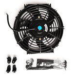 GPI 3ROW 62mm Aluminum Radiator & FAN FOR 1931-1932 Ford Hot Rod Chopped w/Ford 302 V8  Model A 1931 1932