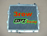 GPI 3 Core 52mm Aluminum Radiator & fan For  1997-2005 TOYOTA Hilux RZN149 - RZN174 2.7L Petrol 1997 1998 1999 2000 2001 2002 2003 2004 2005