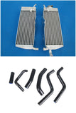 GPI Aluminum radiator + silicone hose FOR 1988-1989 Honda CR250R/CR 250 R 2-stroke 1988 1989