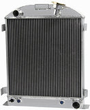 GPI 3 ROW  All Aluminum Radiator + Fan For FORD CHOPPED CHEVY ENGINE 1932