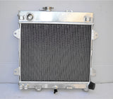 Aluminum radiator & fan for 1982-1991  BMW E30 M10 316i 318i MT 1982 1983 1984 1985 1986 1987 1988 1989 1990 1991