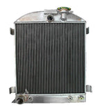 GPI 3ROW 62mm Aluminum Radiator & FAN FOR 1931-1932 Ford Hot Rod Chopped w/Ford 302 V8  Model A 1931 1932