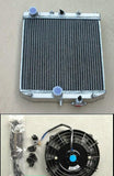 GPI 2ROWS ALUMINUM RADIATOR &FAN FOR 1992-2000 Honda CIVIC EJ/EK/DEL SOL EG/INTEGRA DB DC 1992 1993 1994 1995 1996 1997 1998 1999 2000