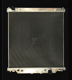 GPI  Aluminum Radiator& FANS FOR 2003-2007 Ford 6.0L Powerstroke F250 F350 F450 F550 trucks equipped 2003 2004 2005 2006 2007