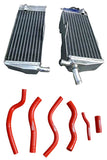 GPI Aluminum radiator & silicone hose FOR 1990-1997 HONDA CR125R/CR125 1990 1991 1992 1993 1994 1995 1996 1997