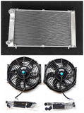 GPI Aluminum Radiator & FANS Fit 1981-1994 Maserati Biturbo 2500 2.5L 1982 1983 1984 1985 1986 1987 1988 1989 1990 1991 1992 1993