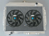 GPI Full Aluminum Radiator & FANS For 1958-1974 AMC AMX Ambassador/Javelin/Gremlin/Rebel/Matador AT/MT