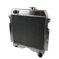 GPI Aluminum Radiator For 1954-1964 Jeep Willys 6-22 Utility Wagon Truck 3.7 6 Cyl