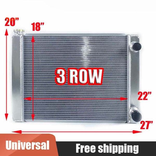 GPI  22" Core Radiator Universal 3 Row Dual Pass Cross Flow