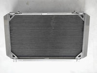 4 ROW Aluminum Radiator & fans FOR NISSAN PATROL GQ SAFARI 2.8&4.2L DIESEL Y60 TD42 AT