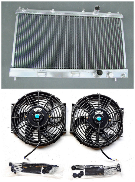 Aluminum Radiator & Fans For 1995-1999 Dodge Neon 2.0L MT 1996 1997 1998