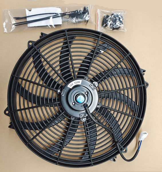 GPI 16" 16 inch Universal Electric Radiator /Intercooler COOLING Fan &mounting kit