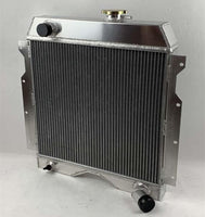 3 Row Aluminum Radiator For 1954-1964 Jeep Willys 6-22 Utility Wagon Truck 3.7 6 Cyl 1955 1956 1957 1958 1959 1960 1961 1962 1963