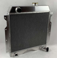 3 Row Aluminum Radiator For 1954-1964 Jeep Willys 6-22 Utility Wagon Truck 3.7 6 Cyl 1955 1956 1957 1958 1959 1960 1961 1962 1963