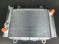 GPI Aluminum radiator & FAN for  2003-2010 Yamaha Kodiak 400 450 2003 2010 2004 2005 2006 2007 2008 2009