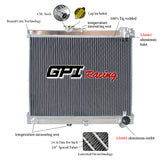 GPI Racing 3 ROW Aluminum Radiator for 1986-1988 Mazda RX7 RX-7  FC3S S4 Manual MT  1986 1987 1988  86 87 88