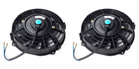 GPI 2pcs  7" 12V Slim Radiator Cooling Thermo Fan & Mounting kit MGA/MGB GT  Brand New