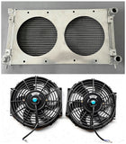 GPI Aluminum Radiator & Shroud & Fans FOR 1980-1992 VW Golf/Rabbit/Scirocco GTI MK1/2 8V/16V M/T 1980 1981 1982 1983 1984 1985 1986 1987 1988 1989 1990 1991 1992