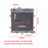 Aluminum radiator for 1982-1991 
 BMW E30 M10 316i 318i MT 1982 1983 1984 1985 1986 1987 1988 1989 1990 1991