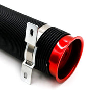 RED Universal 3'' Flexible Car Cold Air Intake Hose Filter Pipe Telescopic Tube Kit