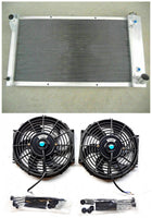 GPI Aluminum Radiator +Fans For 1967-1972 Chevy C/K C10 C20 C30 Pickup Blazer/Jimmy 1967 1968 1969 1970 1971 1972