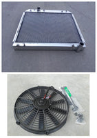 GPI Aluminum radiator+FAN for 1999-2005 Jeep Grand Cherokee WJ WG 3.1 TD 1999 2000 2001 2002 2003 2004 2005