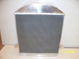 Aluminum Radiator & fan Fit 1924-1927 Ford Model T/bucket hot rod w/Chevy 350 V8 1924 1925 1926 1927