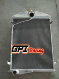 GPI 56MM 2 Row Aluminum Radiator For 1930 1931 Ford Model A Manual MT Without Cap