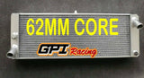 GPI Aluminum Alloy Radiator 62MM CORE Fit 1976-1977 Lancia Scorpion