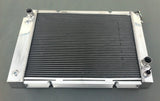 GPI 3 ROWS Aluminum Radiator & FANS for 1984-1988 Pontiac Fiero 2.5L/2.8L I4/V6  1984 1985 1986 1987 1988