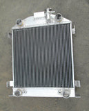 GPI  3 Row Aluminum Radiator & fan For 1928 1929 Ford Model A w/Flathead Engine V8