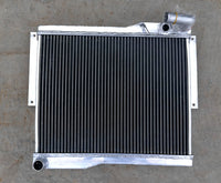 GPI HI-PERF.56MM 	2 Row Aluminum Radiator & FANS For 1977-1980 MG MGB GT / ROADSTER 1.8L ENGINE 1977 1978 1979 1980