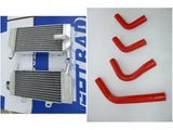 GPI Aluminum radiator and  hose for 2004-2009 HONDA CRF250R/CRF250X CRF 250 R / CRF 250 X 2004 2005 2006 2007 2008 2009
