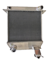 GPI 62MM Aluminum Radiator & Shroud & Fan For Morgan Plus Four / +4 2.1L 1964-1968 MT 1964 1965 1966  1967 1968