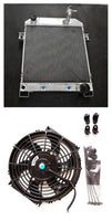 GPI  Aluminum Radiator & fan For Jaguar Mark 2 Daimler 2.5L V8; V8-250 saloon XK 1962-1967 AT 1962 1963 1964 1965 1966 1967