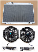 GPI  Aluminum radiator & fans for 1991-2000 LEXUS SC300 Z30 /TOYOTA SOARER JZZ31 3.0L Manual  1991 1992 1993 1994 1995 1996 1997 1998 1999 2000