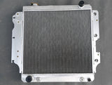 GPI  3 ROW  Aluminum Racing Radiator & Shroud fan  for 1987-2006 Jeep Wrangler YJ/TJ 2.4L-4.2L 1987 1988 1989 1990 1991 1992 1993 1994 1995 1996 1997 1998 1999 2000 2001 2002 2003 2004 2005 2006