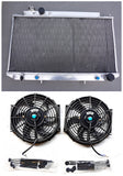 GPI 52mm Aluminum Radiator & fans For 1989-1993 Toyota Cressida MX83  AT/MT 1989 1990 1991 1992