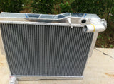 GPI HI-PERF.56MM 	2 Row Aluminum Radiator & FANS For 1977-1980 MG MGB GT / ROADSTER 1.8L ENGINE 1977 1978 1979 1980