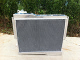 GPI HI-PERF.56MM 	2 Row Aluminum Radiator & FANS For 1977-1980 MG MGB GT / ROADSTER 1.8L ENGINE 1977 1978 1979 1980