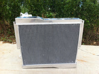 GPI HI-PERF.56MM 	2 Row Aluminum Radiator & FANS For 1977-1980 MG MGB GT / ROADSTER 1.8L ENGINE 1977 1978 1979 1980