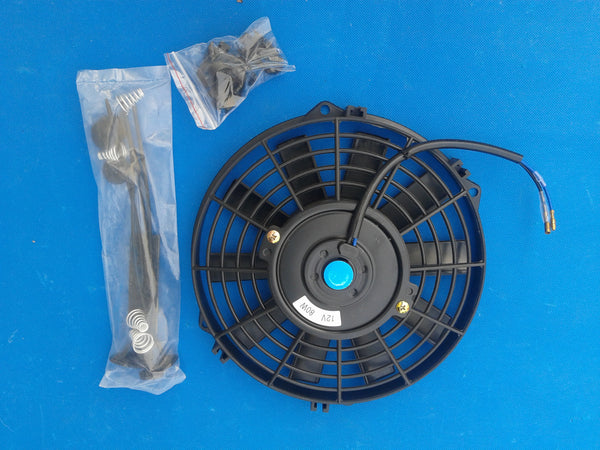 GPI 7" 12V Universal Push&Pull Electric Radiator Thermo^Cooling Fan&Mounting Kits