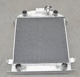 GPI  3 Row Aluminum Radiator & fan For 1928 1929 Ford Model A w/Flathead Engine V8