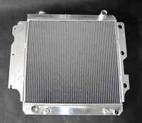 GPI  3 ROW  Aluminum Racing Radiator & Shroud fan  for 1987-2006 Jeep Wrangler YJ/TJ 2.4L-4.2L 1987 1988 1989 1990 1991 1992 1993 1994 1995 1996 1997 1998 1999 2000 2001 2002 2003 2004 2005 2006