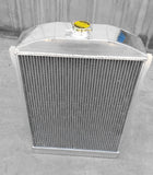 GPI 56MM Core Aluminum Radiator+Fan For 1940 1941 Chevy STREET ROD 3.5L L6 Polished AT / MT