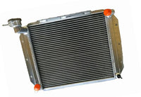 GPI 62MM ALUMINUM  RADIATOR CUSTOM  & fan FOR MG MGA 1500,1600, 1622, DE LUXE MT 1955-1962 1955 1956 1957 1958 1959 1960 1961 1962