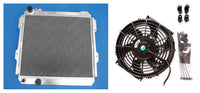 GPI 3 Row Aluminum Radiator & FAN for 1984-1991 TOYOTA HILUX LN85 LN60 LN61 LN65 2.4LTR MT 1984 1985 1986 1987 1988 1989 1990 1991