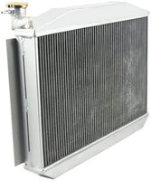 GPI 56mm UP TO 700HP Aluminum Radiator & FAN FOR 1955-1960 Chevy Corvette 350 V8 MT  1955 1956 1957 1958  1959 1960